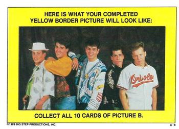 1989 O-Pee-Chee New Kids on the Block - Puzzles #10 Hangin' Tough Back