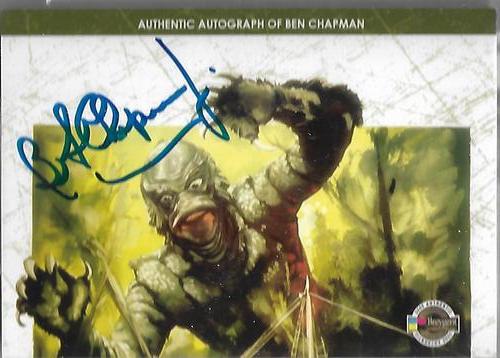 2007 Breygent Classic Sci-Fi & Horror Posters - Autographs #BCAC Ben Chapman Front