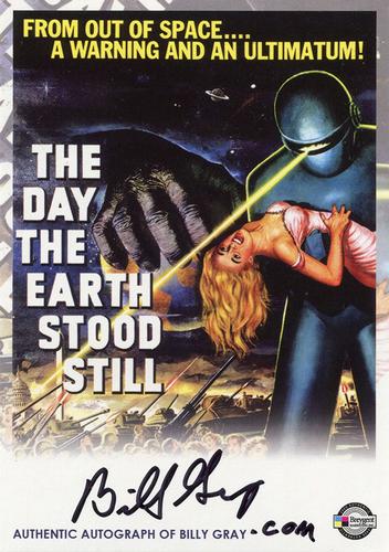 2007 Breygent Classic Sci-Fi & Horror Posters - Autographs #BGAC Billy Gray Front
