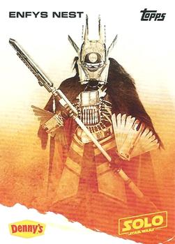 2018 Topps Denny's Solo: A Star Wars Story #NNO Enfys Nest Front