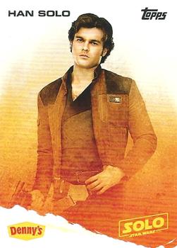 2018 Topps Denny's Solo: A Star Wars Story #NNO Han Solo Front