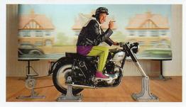 1993 Imperial Tobacco Limited Russ Abbott Advertising #5 The Exercise Motorbike Front