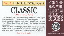 1993 Imperial Tobacco Limited Russ Abbott Advertising #6 Moveable Goal Posts Back