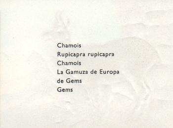 1957 Granose Foods Animal Life #NNO Chamois Back