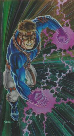 1994 Wildstorm WildC.A.T.s - Painted #P1 Spartan - Jerry Ordway Front