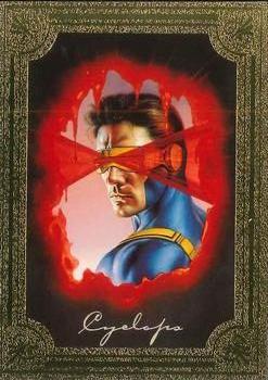 1996 Fleer/SkyBox Marvel Masterpieces - Gallery #1 Cyclops Front