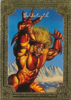 1996 Fleer/SkyBox Marvel Masterpieces - Gallery #4 Sabretooth Front