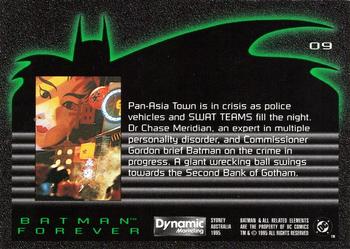 1995 Dynamic Marketing Australia Batman Forever #9 SWAT Teams Back