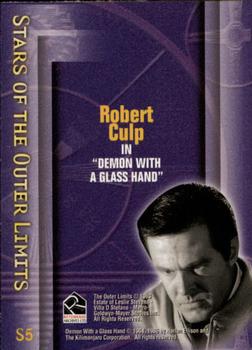 2002 Rittenhouse The Outer Limits Premiere Edition - Stars of The Outer Limits #S5 Robert Culp Back