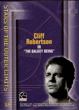 2002 Rittenhouse The Outer Limits Premiere Edition - Stars of The Outer Limits #S8 Cliff Robertson Back