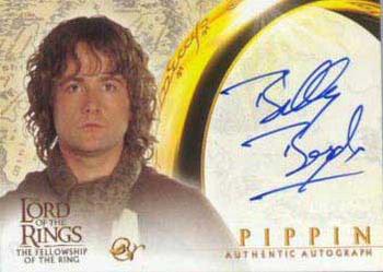 2001 Topps Lord of the Rings: The Fellowship of the Ring - Autographs #NNO Billy Boyd Front
