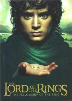 2001 Topps Lord of the Rings: The Fellowship of the Ring - Box Toppers #2 Frodo Front