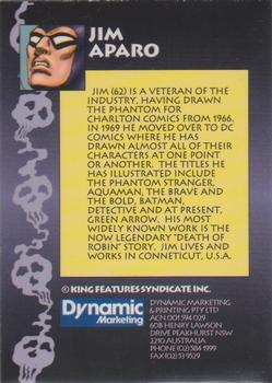 1994 Dynamic The Phantom Series 1 - Gallery Foil #G1 Jim Aparo Back
