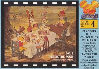 1993 Dynamic Disney Classics - Movie Poster Stickers #4 Winnie the Pooh Front