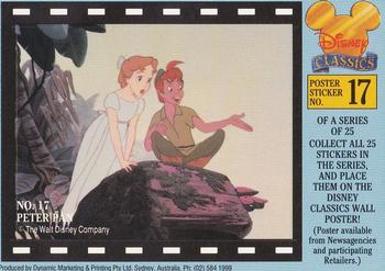 1993 Dynamic Disney Classics - Movie Poster Stickers #17 Peter Pan Front