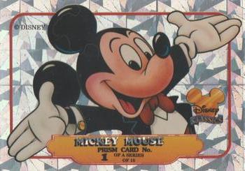 1993 Dynamic Disney Classics - Prismatic Foil #1 Mickey Mouse Front