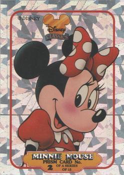 1993 Dynamic Disney Classics - Prismatic Foil #2 Minnie Mouse Front