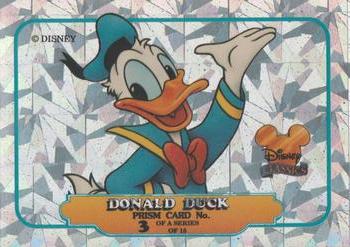 1993 Dynamic Disney Classics - Prismatic Foil #3 Donald Duck Front