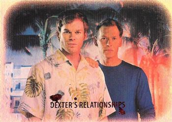 2009 Breygent Dexter Seasons 1 and 2 - San Diego Comic Con Dexter's Relationships #DR3 Dexter and Harry Front