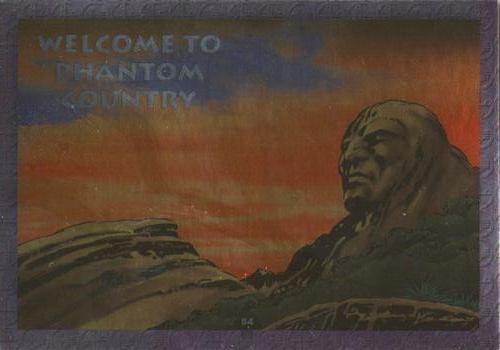 1994 Dynamic The Phantom Series 2 - Welcome To Phantom Country #B4 Mountain Sculpture Front