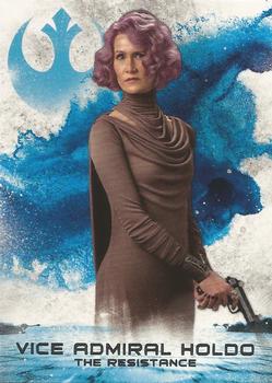 2018 Topps Star Wars The Last Jedi Series 2 - Leaders of the Resistance #RS-3 Vice Admiral Holdo Front