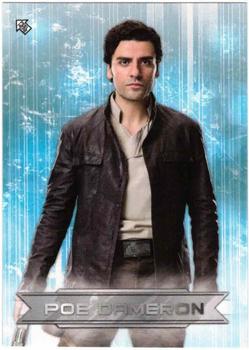 2018 Topps Star Wars The Last Jedi Series 2 - Character Stickers #CS-4 Poe Dameron Front