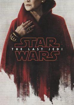 2018 Topps Star Wars The Last Jedi Series 2 - Teaser Posters #TP-5 General Leia Organa Front