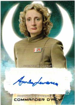 2018 Topps Star Wars The Last Jedi Series 2 - Autographs #NNO Amanda Lawrence Front