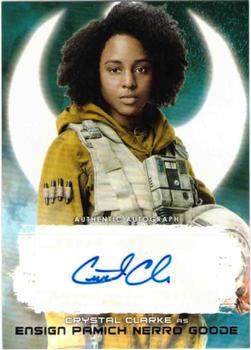 2018 Topps Star Wars The Last Jedi Series 2 - Autographs #NNO Crystal Clarke Front