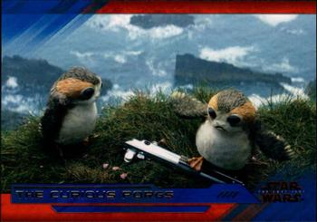 2018 Topps Star Wars The Last Jedi Series 2 - Blue #15 The Curious Porgs Front
