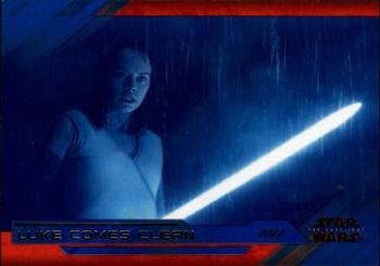 2018 Topps Star Wars The Last Jedi Series 2 - Blue #58 Luke Comes Clean Front