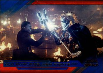 2018 Topps Star Wars The Last Jedi Series 2 - Blue #79 Old Rivalries, New Fights Front