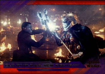 2018 Topps Star Wars The Last Jedi Series 2 - Purple #79 Old Rivalries, New Fights Front
