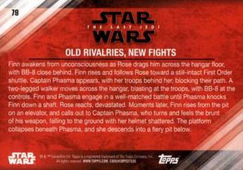 2018 Topps Star Wars The Last Jedi Series 2 - Purple #79 Old Rivalries, New Fights Back