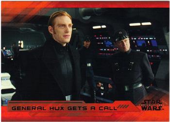 2018 Topps Star Wars The Last Jedi Series 2 - Red #3 General Hux Gets a Call Front