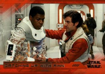2018 Topps Star Wars The Last Jedi Series 2 - Red #12 Catching up with Finn Front
