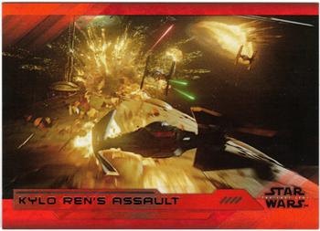 2018 Topps Star Wars The Last Jedi Series 2 - Red #29 Kylo Ren's Assault Front