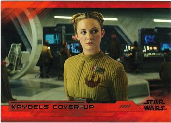 2018 Topps Star Wars The Last Jedi Series 2 - Red #43 Kaydel's Cover-Up Front