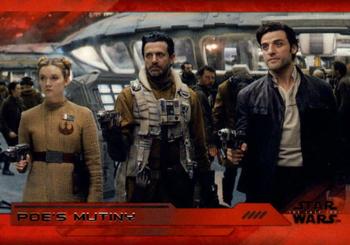 2018 Topps Star Wars The Last Jedi Series 2 - Red #66 Poe's Mutiny Front