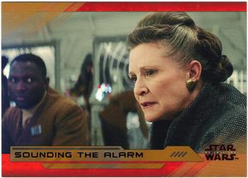 2018 Topps Star Wars The Last Jedi Series 2 - Bronze #27 Sounding the Alarm Front