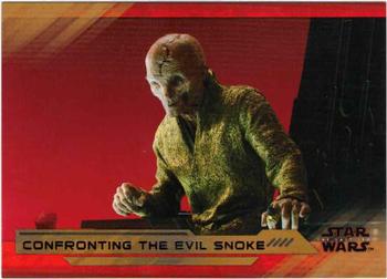 2018 Topps Star Wars The Last Jedi Series 2 - Bronze #67 Confronting the Evil Snoke Front