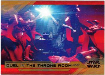 2018 Topps Star Wars The Last Jedi Series 2 - Bronze #76 Duel in the Throne Room Front