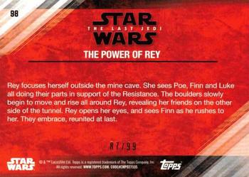 2018 Topps Star Wars The Last Jedi Series 2 - Bronze #98 The Power of Rey Back