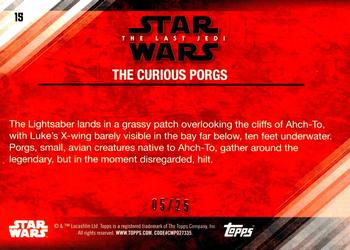 2018 Topps Star Wars The Last Jedi Series 2 - Silver #15 The Curious Porgs Back
