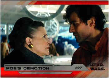 2018 Topps Star Wars The Last Jedi Series 2 - Silver #25 Poe's Demotion Front