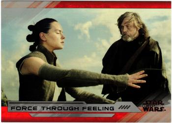 2018 Topps Star Wars The Last Jedi Series 2 - Silver #40 Force Through Feeling Front