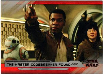 2018 Topps Star Wars The Last Jedi Series 2 - Silver #48 The Master Codebreaker Found Front