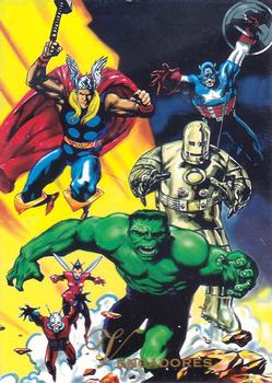 1994 Pepsi Marvel #11 Avengers Front