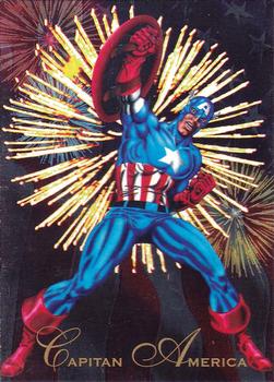 1994 Pepsi Marvel #13 Captain America Front