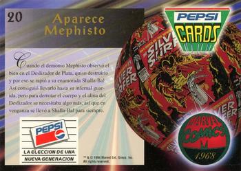 1994 Pepsi Marvel #20 Mephisto Back